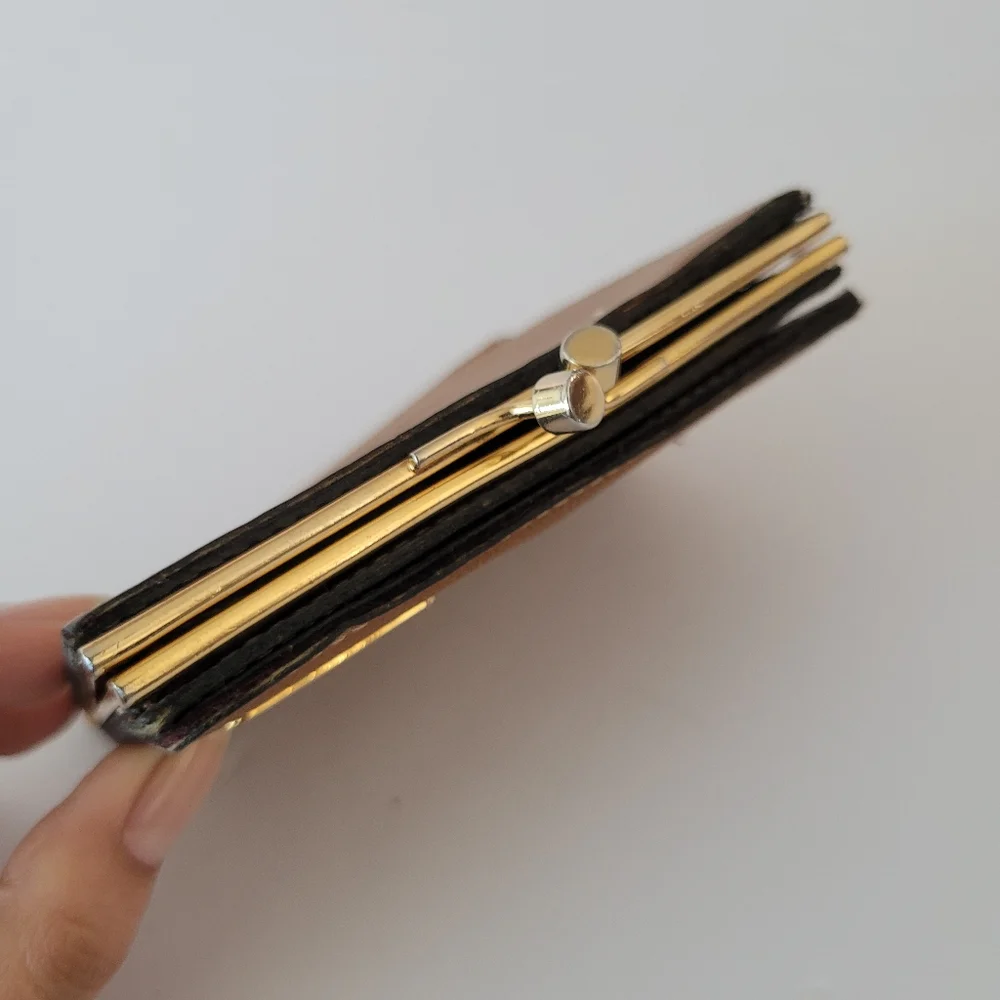 Gucci Vintage Cognac Leather Wallet